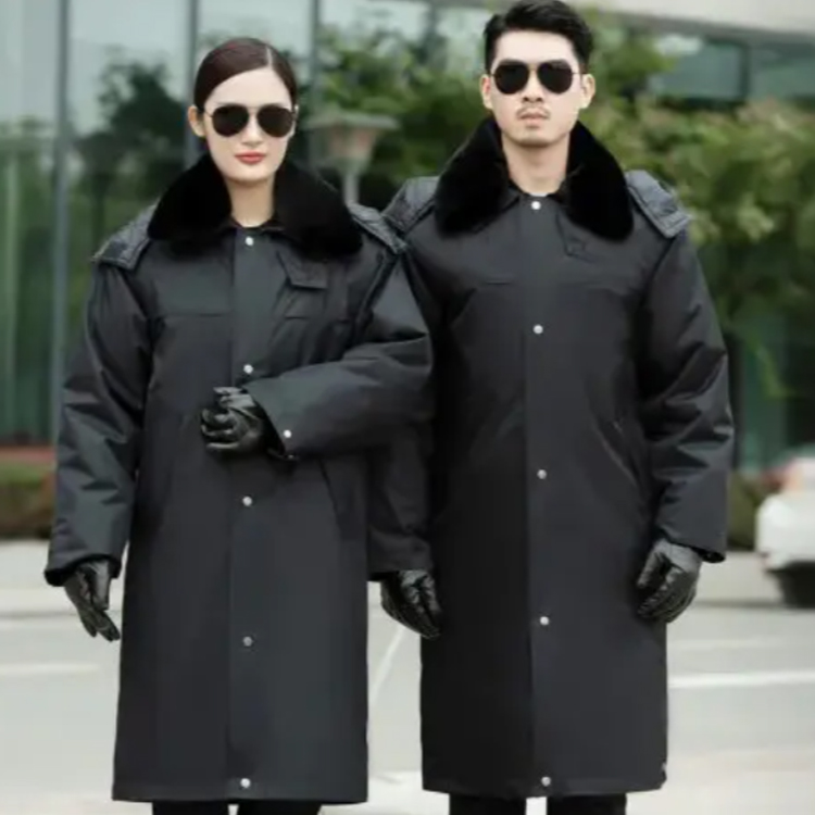 長(zhǎng)款保安大衣1025