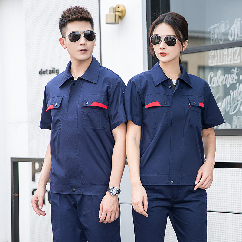 夏季防靜電工作服6011